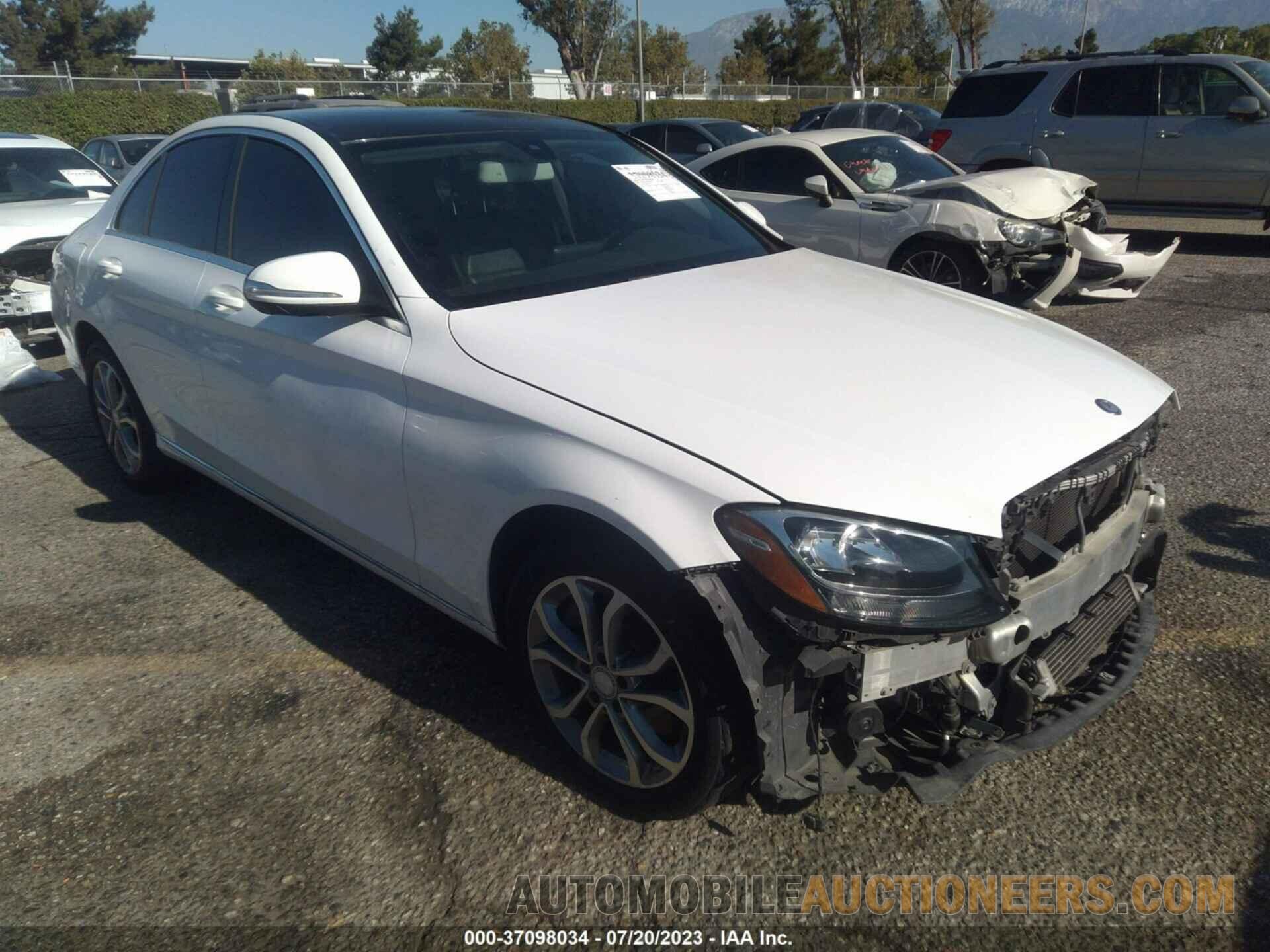 55SWF4JB8FU049312 MERCEDES-BENZ C-CLASS 2015