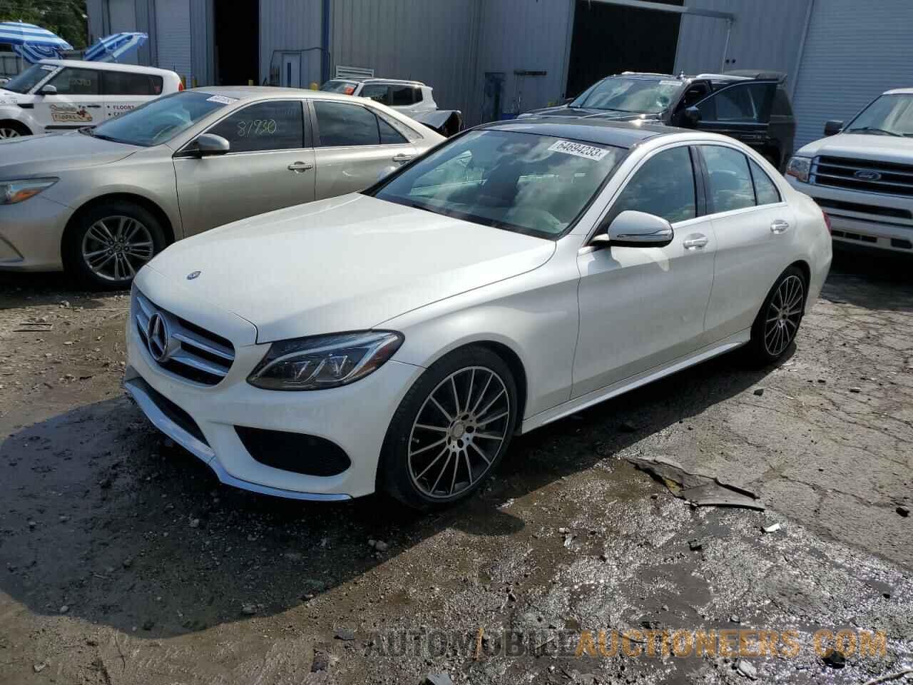 55SWF4JB8FU058477 MERCEDES-BENZ C-CLASS 2015