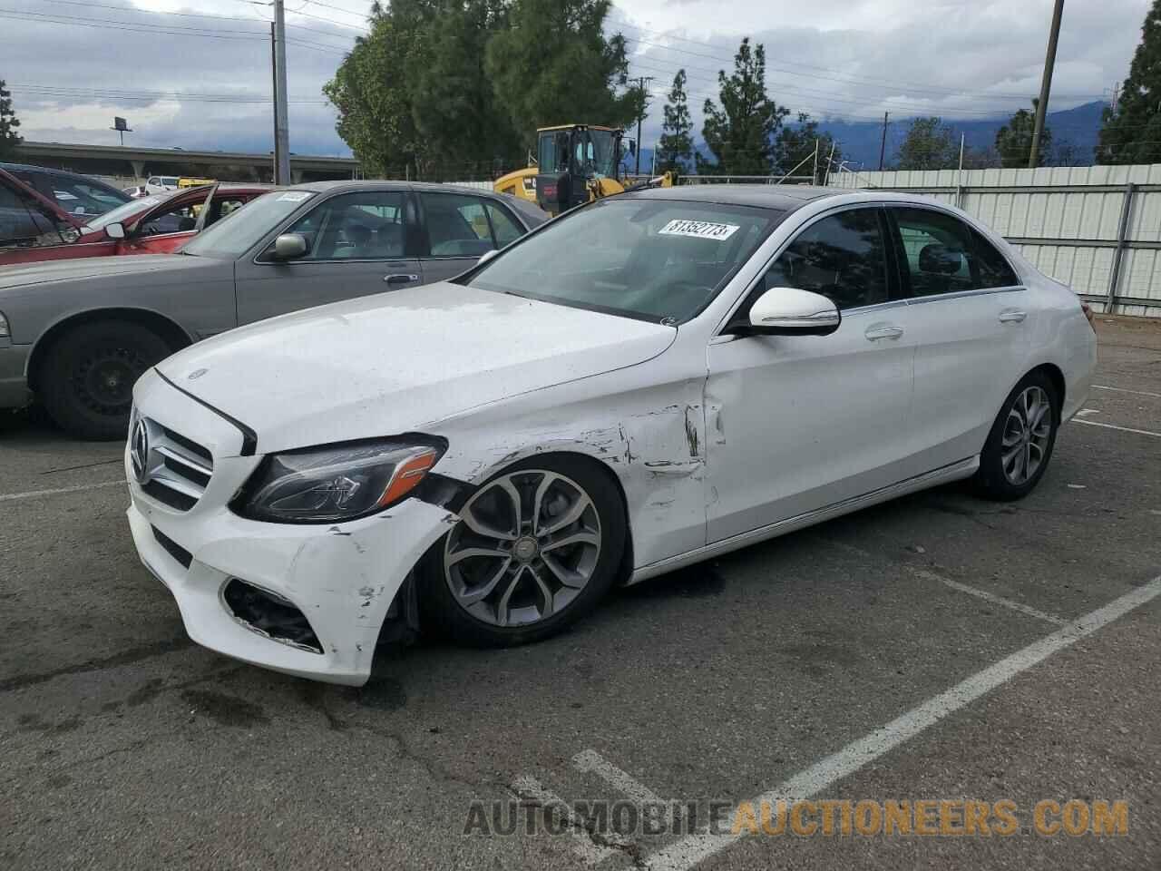 55SWF4JB8FU068300 MERCEDES-BENZ C-CLASS 2015