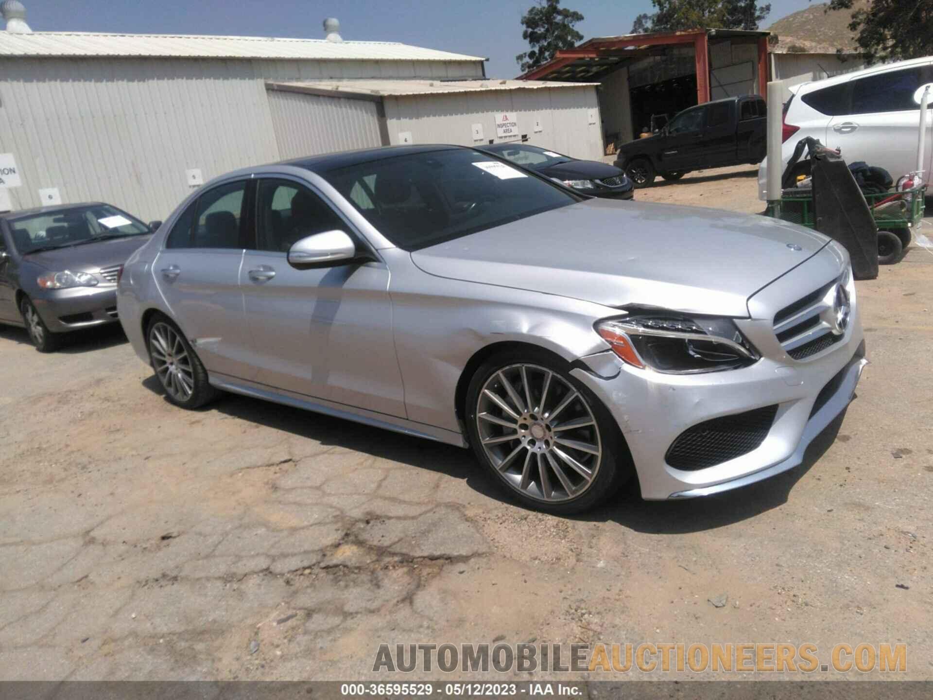 55SWF4JB8FU068491 MERCEDES-BENZ C-CLASS 2015