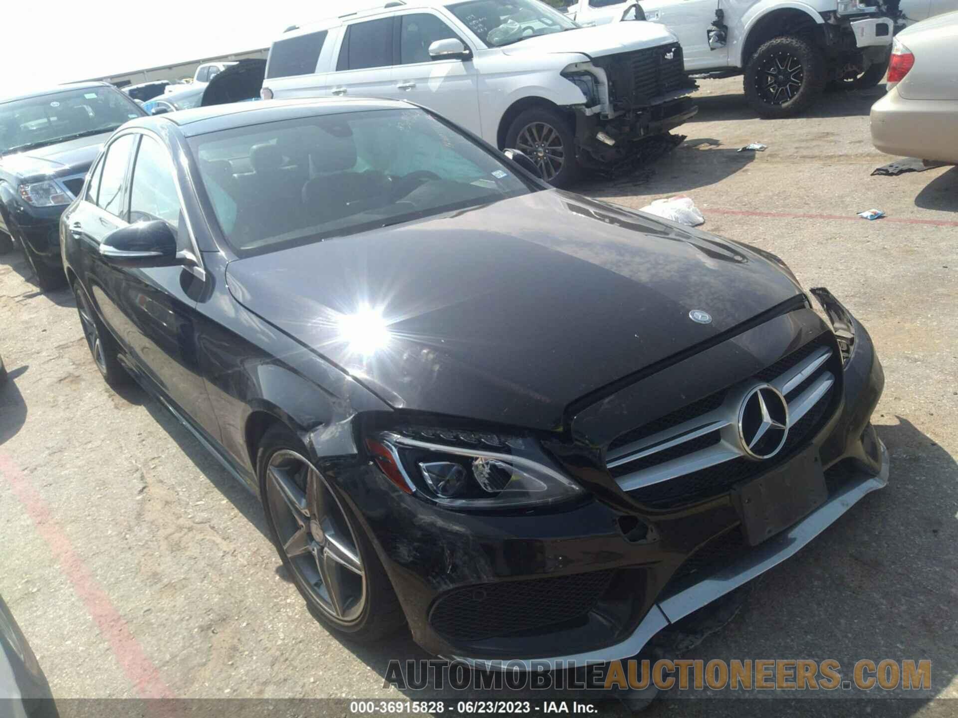 55SWF4JB8FU074243 MERCEDES-BENZ C-CLASS 2015