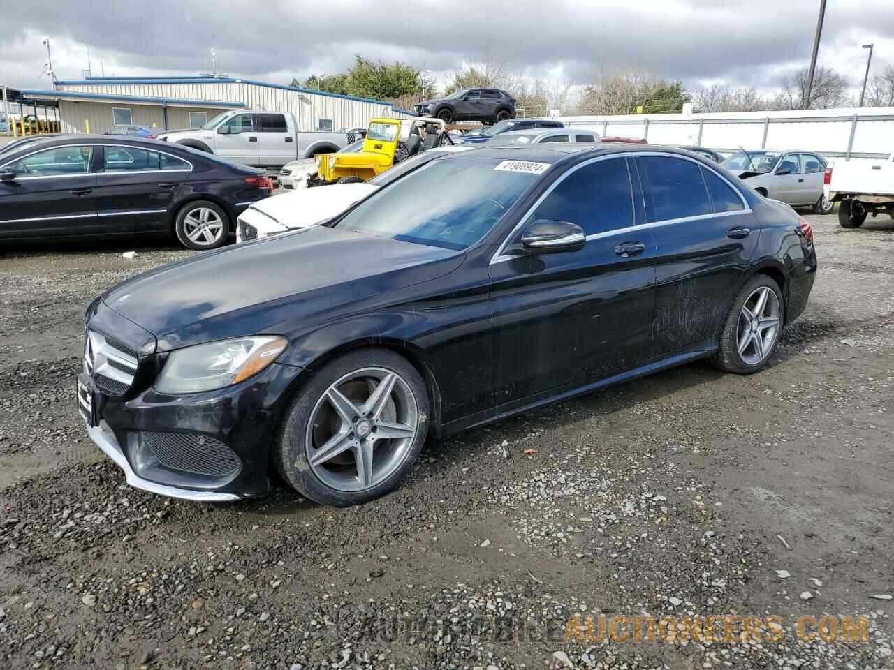 55SWF4JB8FU084528 MERCEDES-BENZ C-CLASS 2015