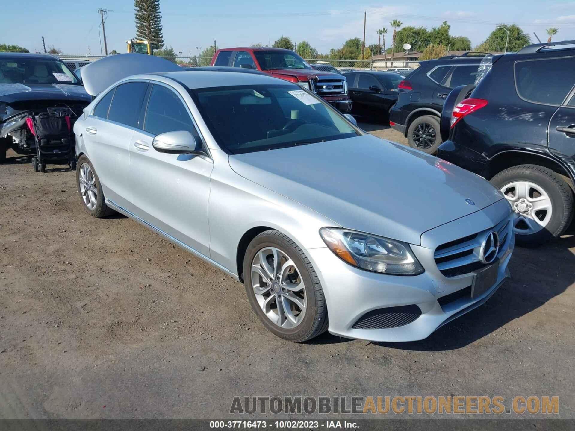 55SWF4JB8FU087039 MERCEDES-BENZ C-CLASS 2015