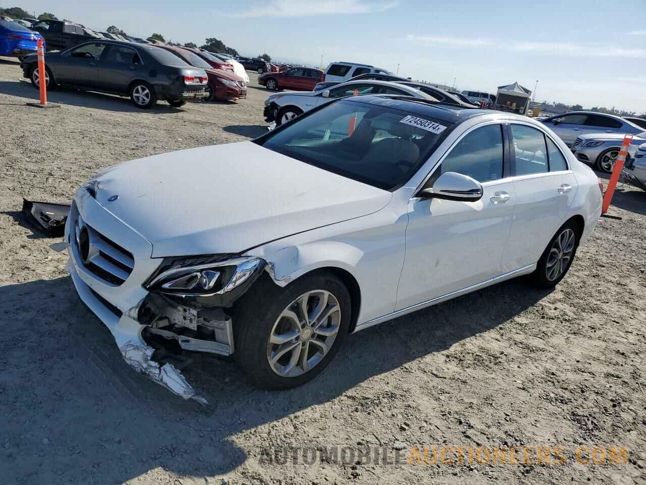 55SWF4JB8GU101412 MERCEDES-BENZ C-CLASS 2016