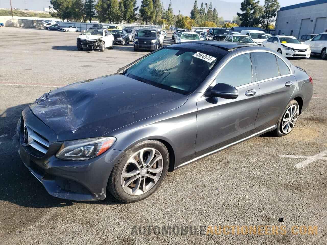 55SWF4JB8GU106643 MERCEDES-BENZ C-CLASS 2016