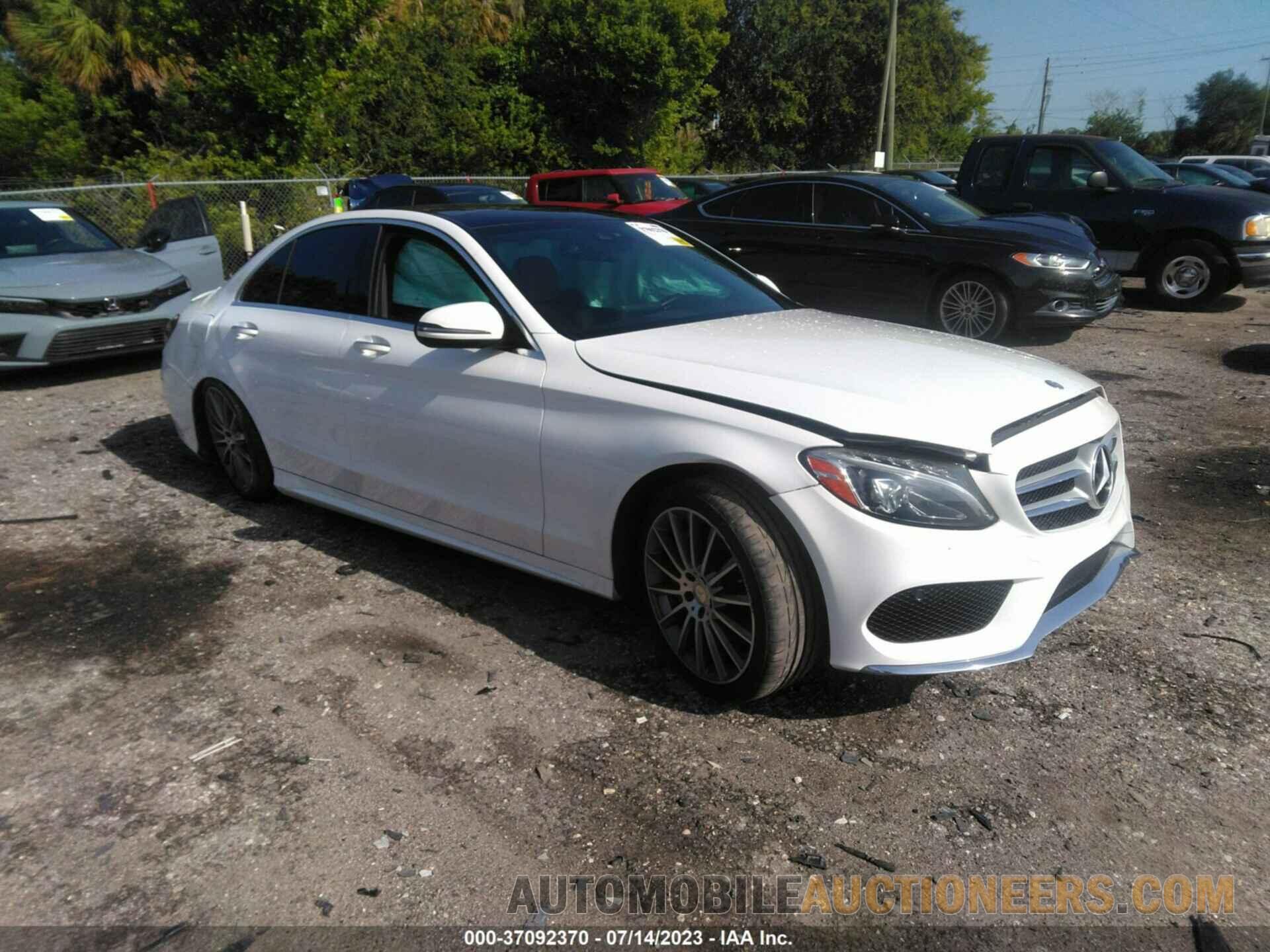 55SWF4JB8GU160217 MERCEDES-BENZ C-CLASS 2016