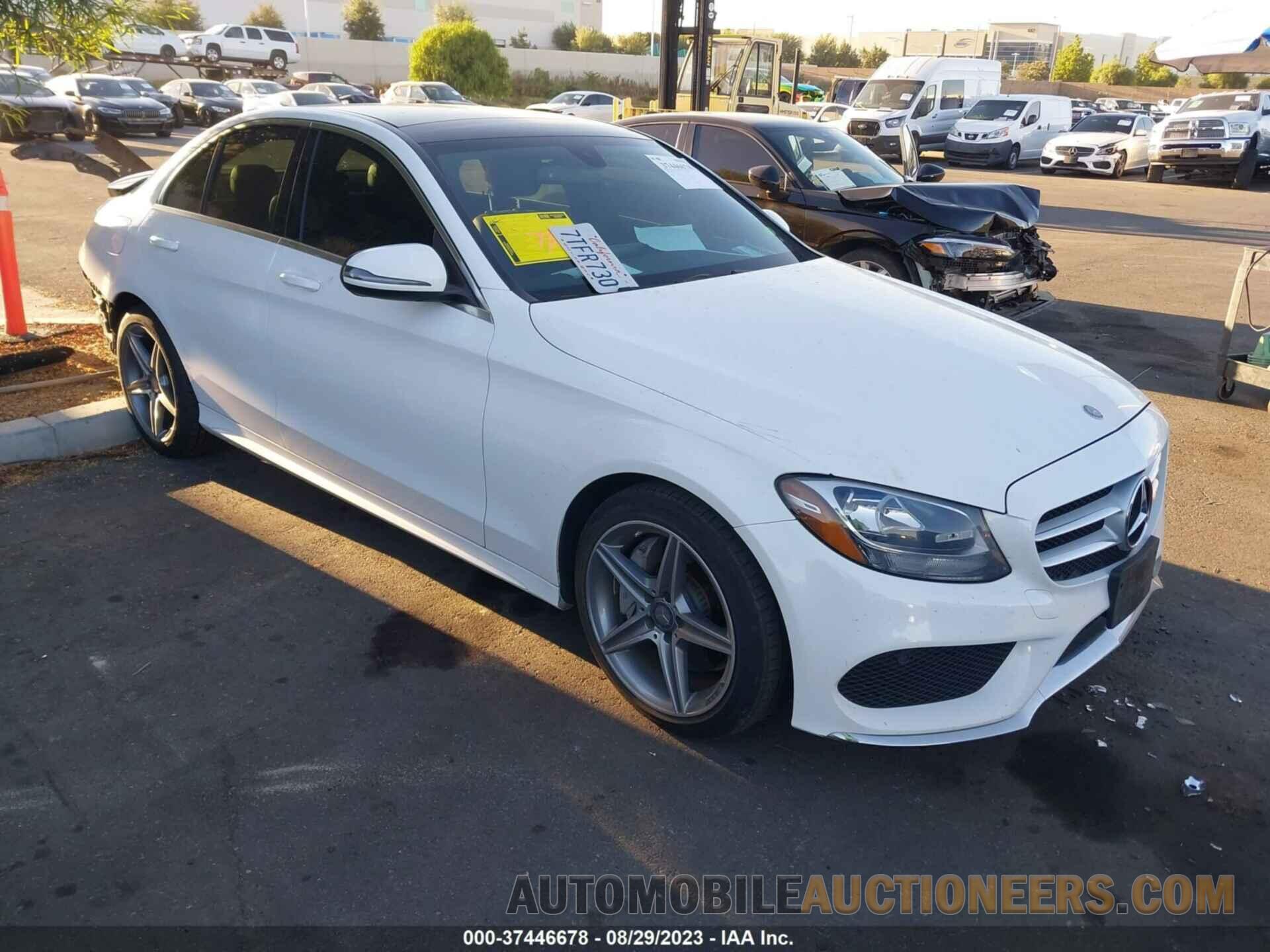 55SWF4JB8GU163733 MERCEDES-BENZ C-CLASS 2016