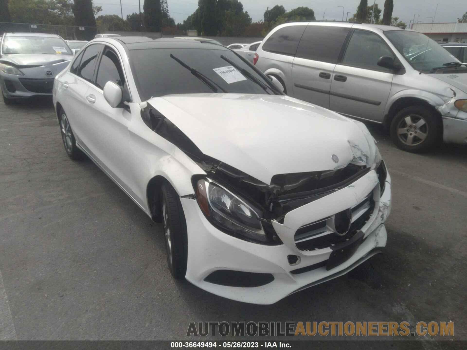 55SWF4JB8GU166289 MERCEDES-BENZ C-CLASS 2016