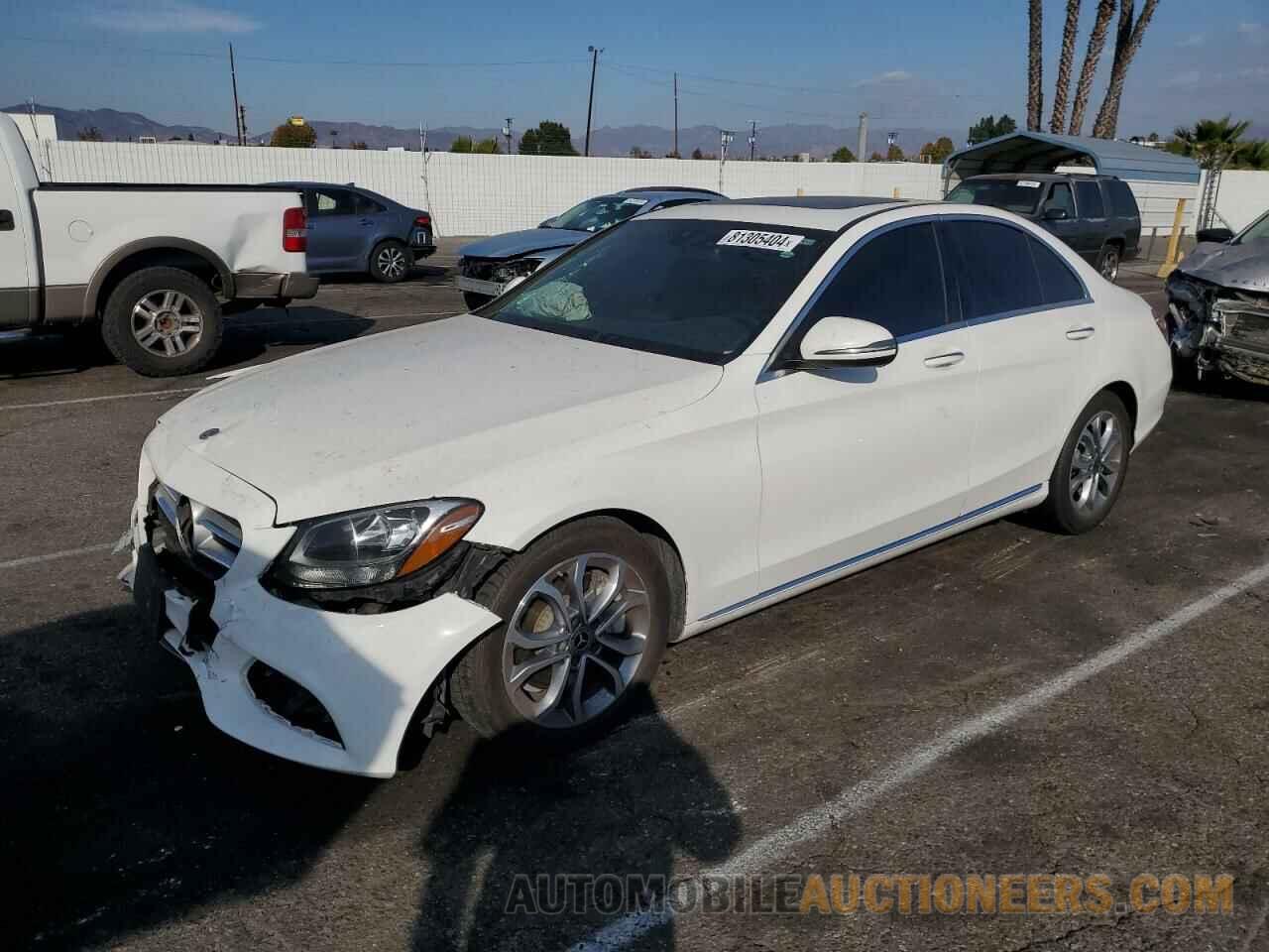 55SWF4JB8JU267078 MERCEDES-BENZ C-CLASS 2018