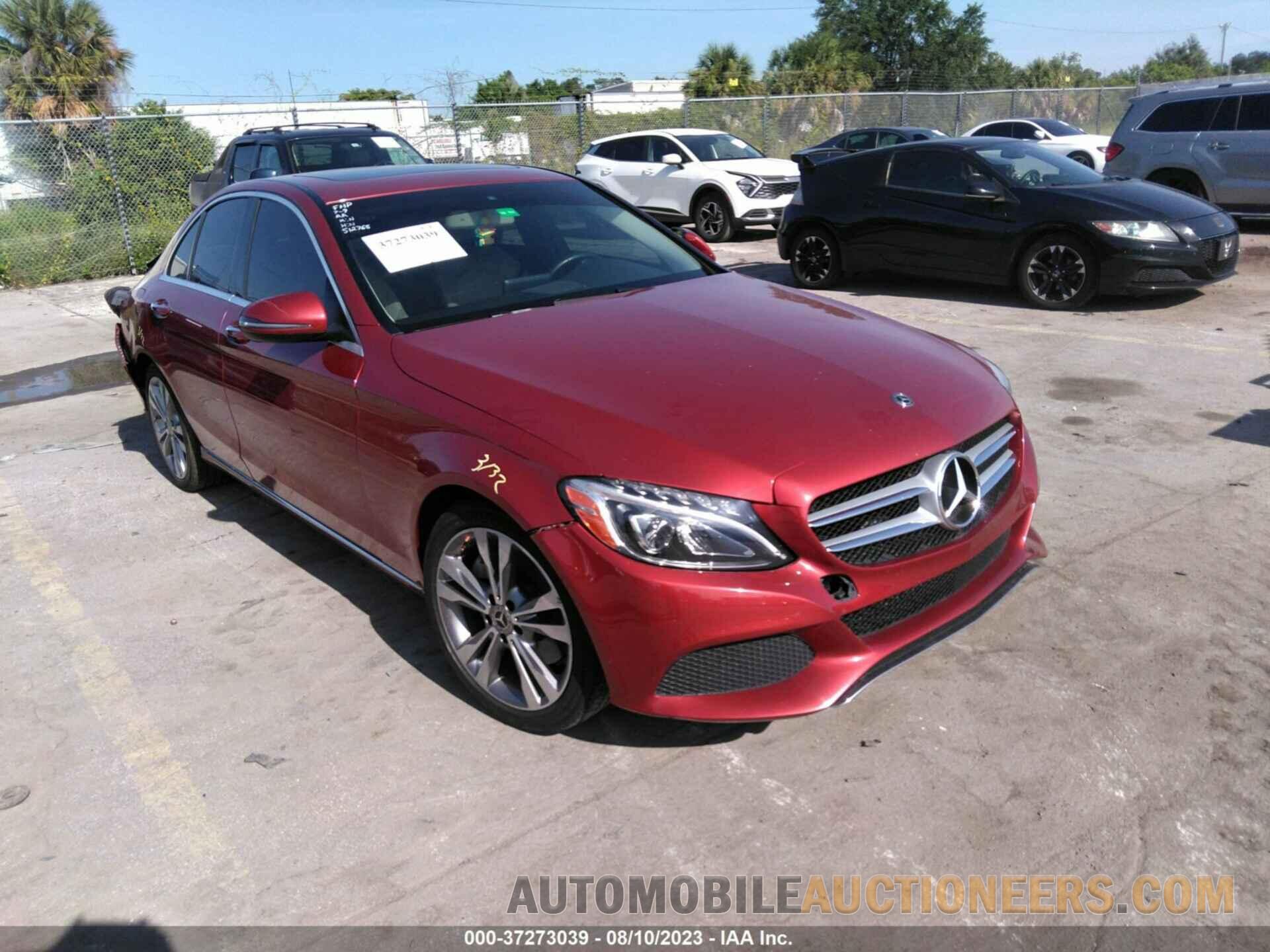 55SWF4JB8JU271745 MERCEDES-BENZ C-CLASS 2018