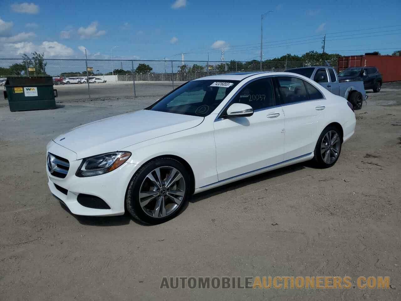 55SWF4JB8JU278484 MERCEDES-BENZ C-CLASS 2018