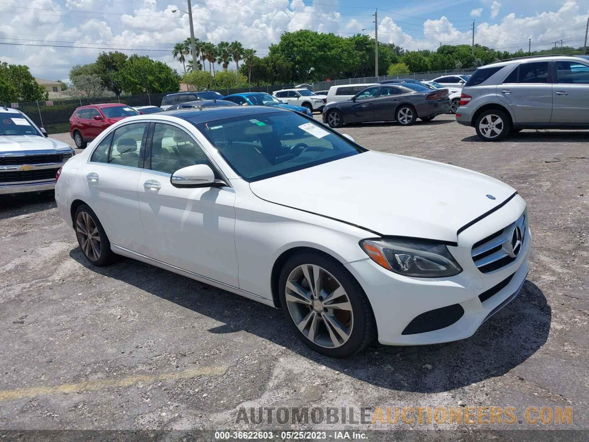 55SWF4JB9FU067530 MERCEDES-BENZ C-CLASS 2015