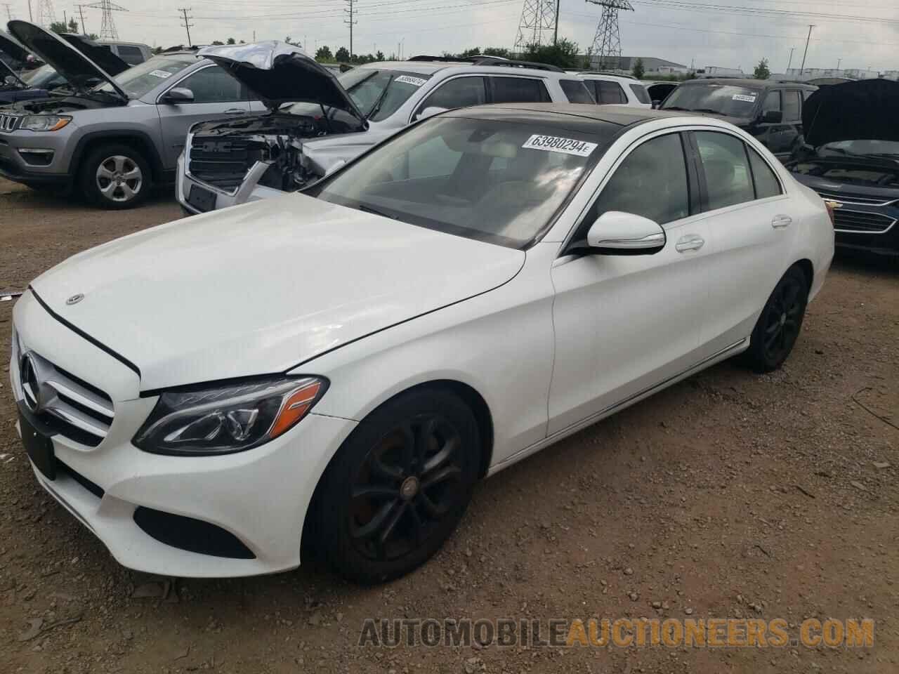 55SWF4JB9FU077586 MERCEDES-BENZ C-CLASS 2015