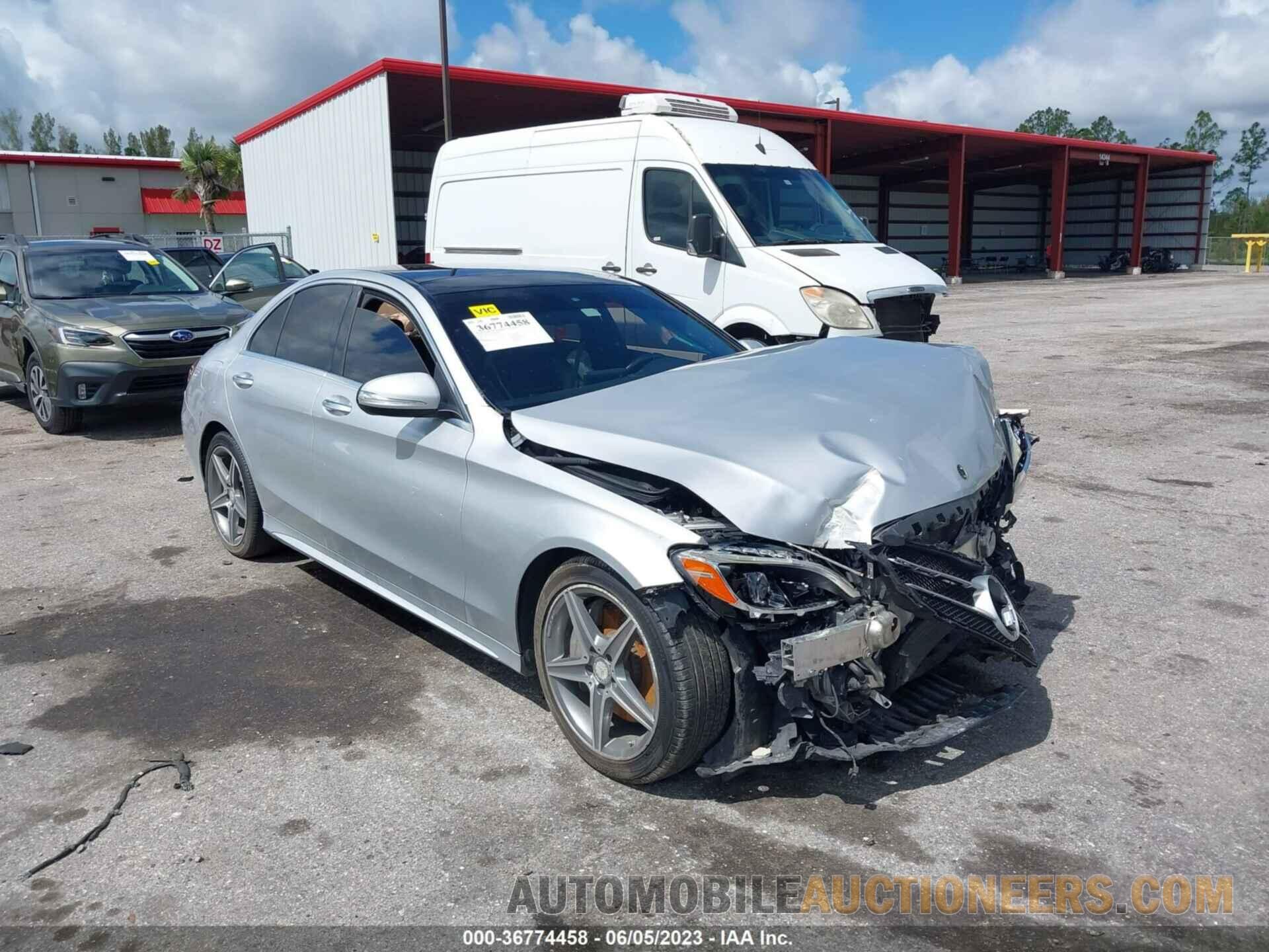 55SWF4JB9FU080018 MERCEDES-BENZ C-CLASS 2015