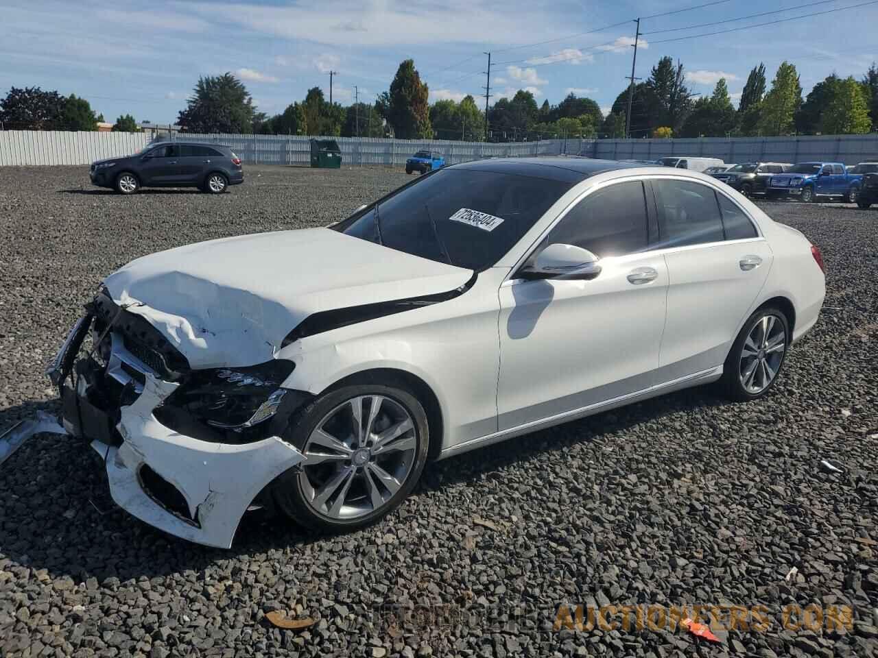 55SWF4JB9FU088653 MERCEDES-BENZ C-CLASS 2015