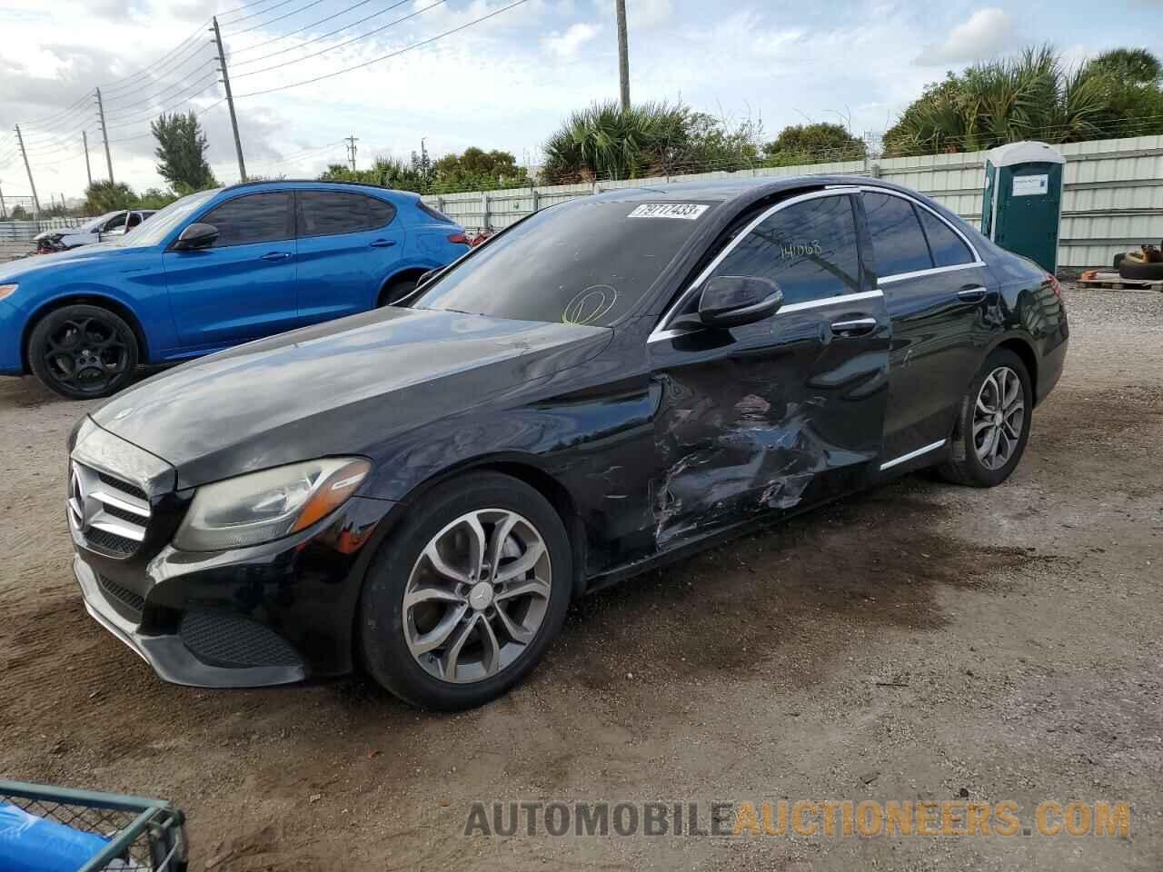 55SWF4JB9GU106537 MERCEDES-BENZ C-CLASS 2016