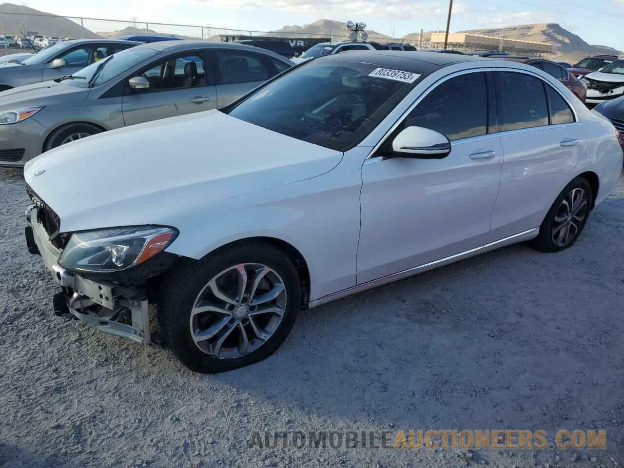 55SWF4JB9GU112080 MERCEDES-BENZ C-CLASS 2016