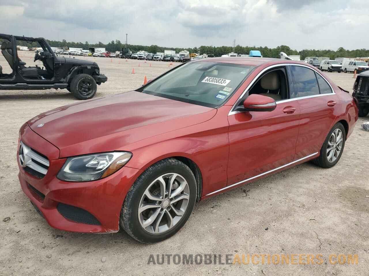 55SWF4JB9GU122494 MERCEDES-BENZ C-CLASS 2016