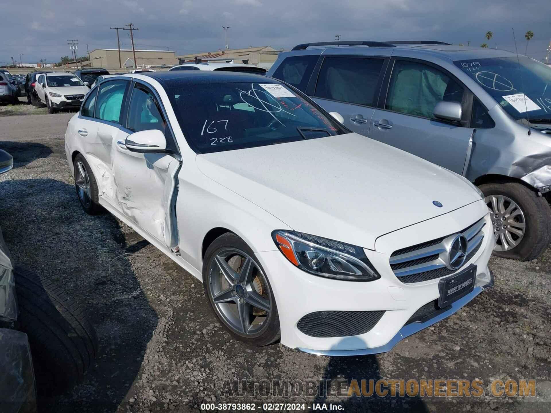 55SWF4JB9GU129218 MERCEDES-BENZ C 300 2016