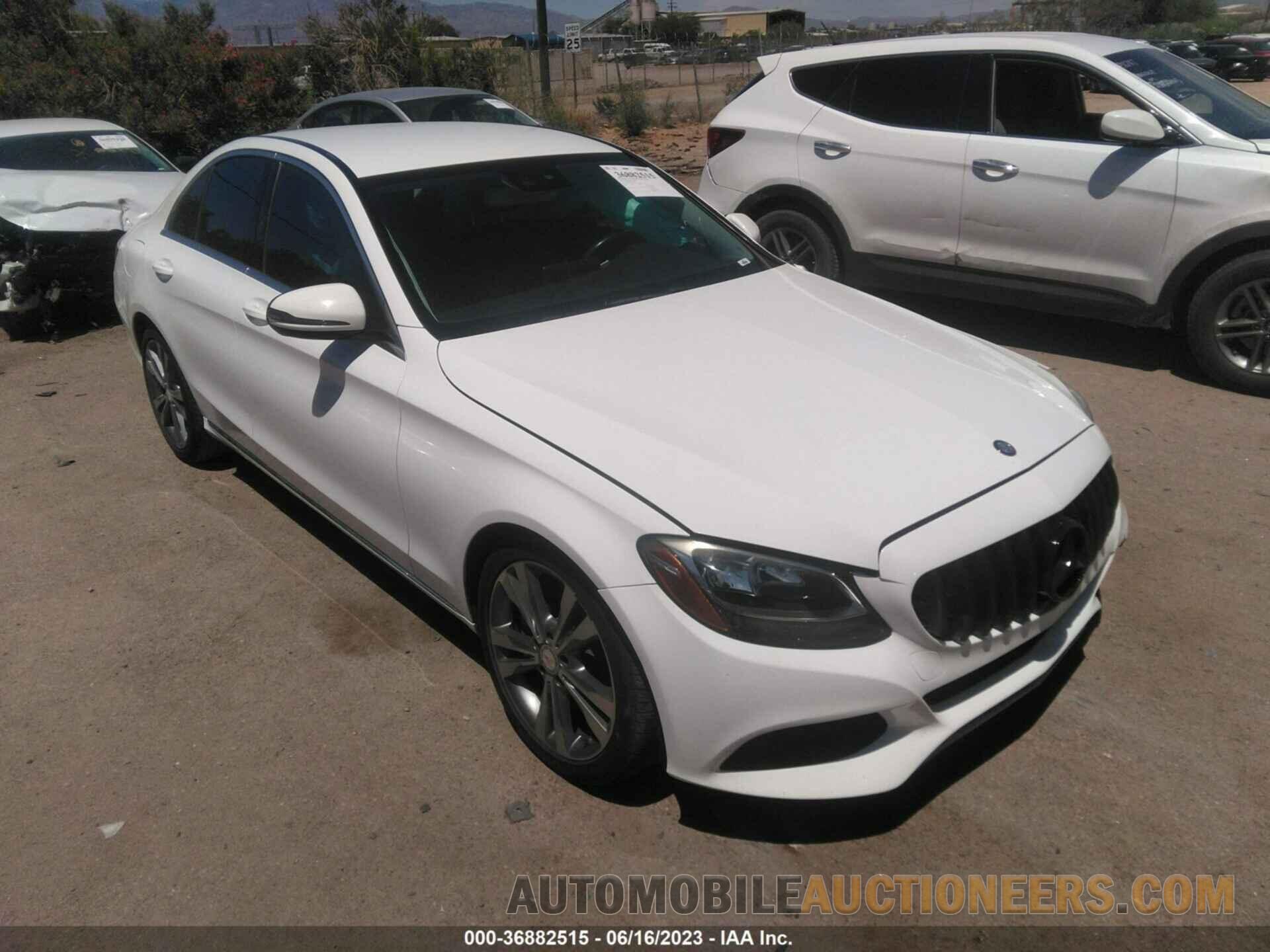 55SWF4JB9GU129526 MERCEDES-BENZ C-CLASS 2016