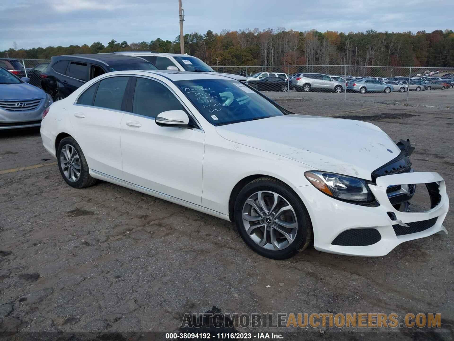 55SWF4JB9JU237653 MERCEDES-BENZ C 300 2018