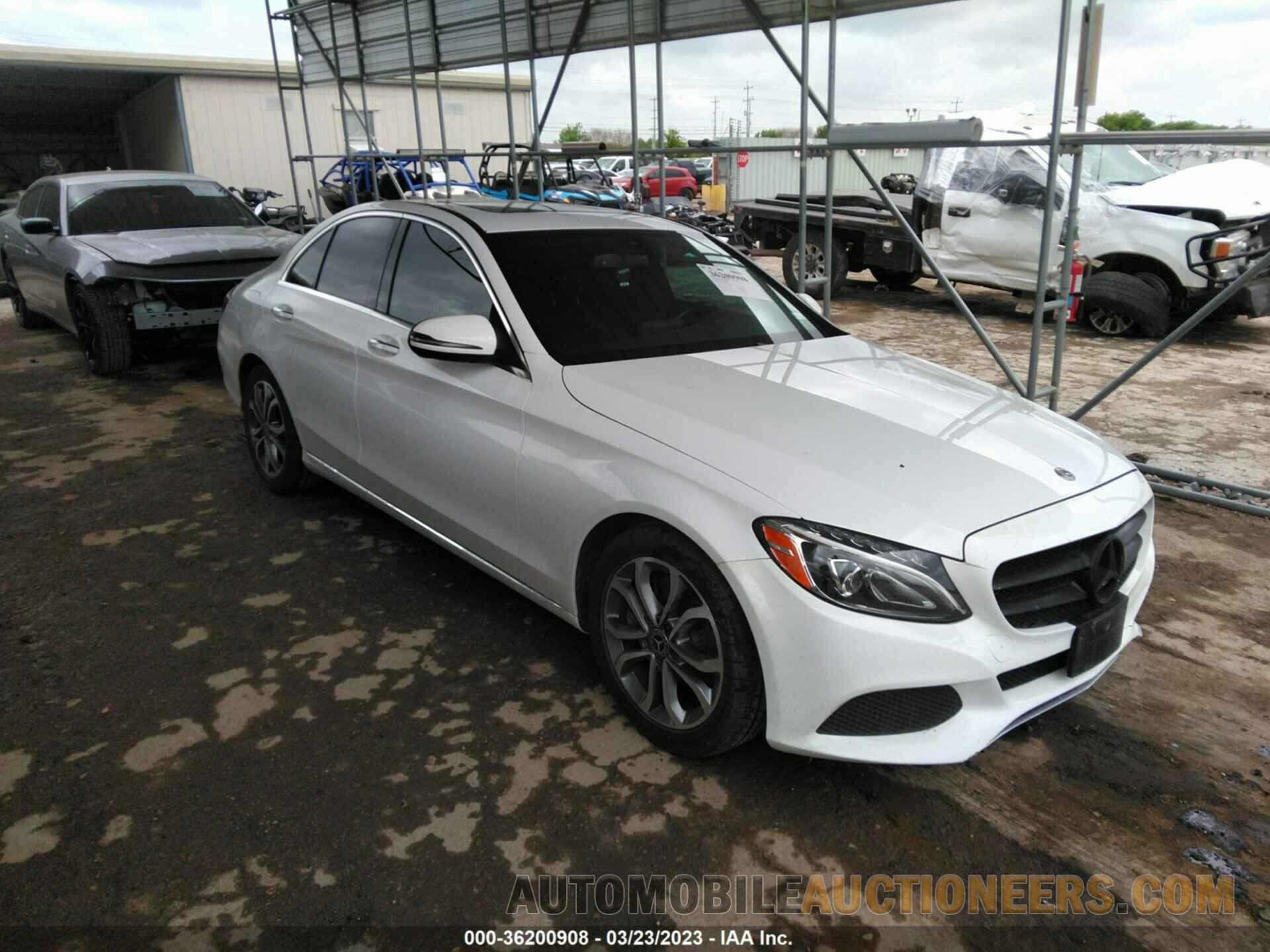 55SWF4JB9JU258907 MERCEDES-BENZ C-CLASS 2018