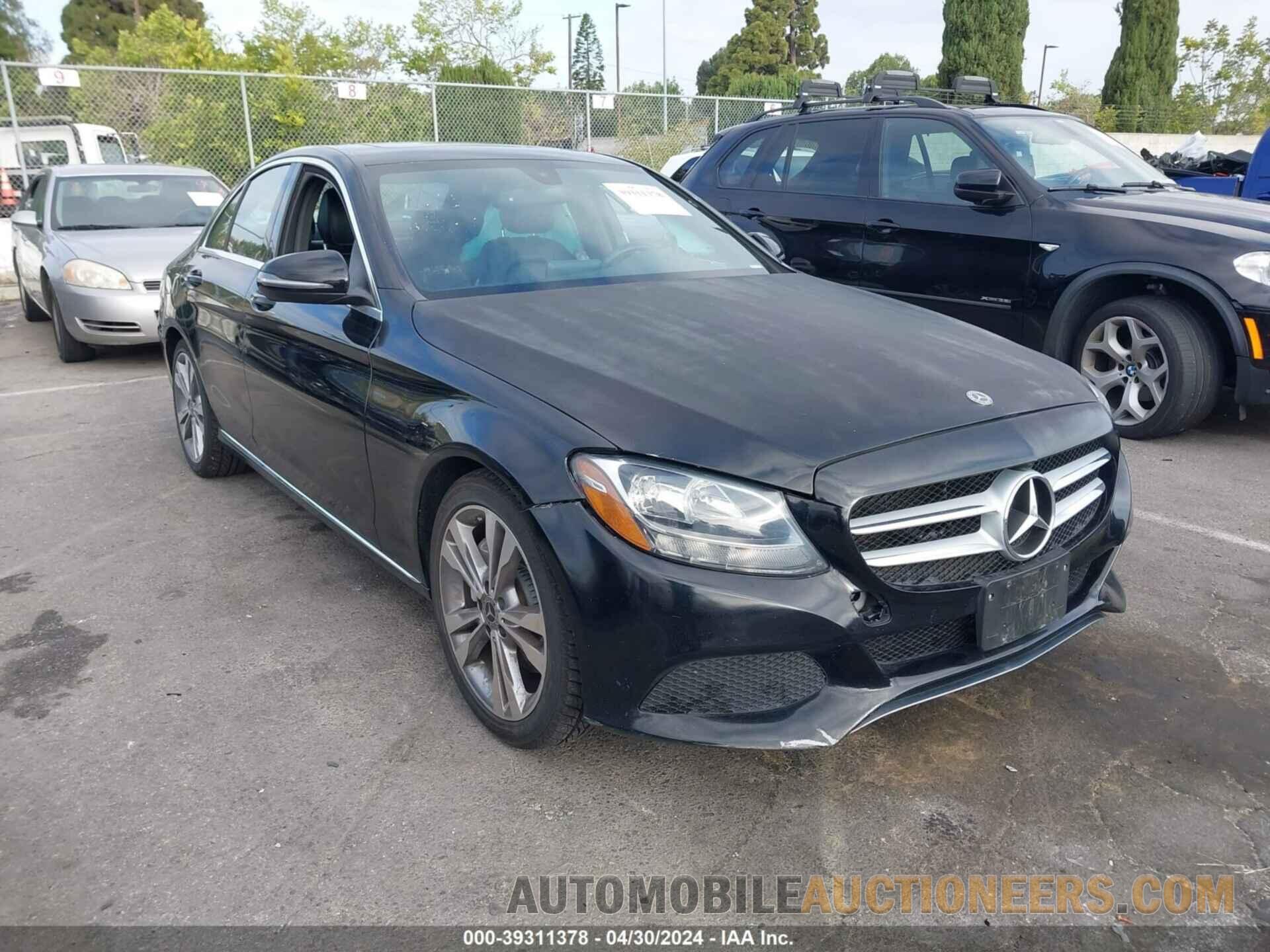 55SWF4JB9JU266649 MERCEDES-BENZ C 2018