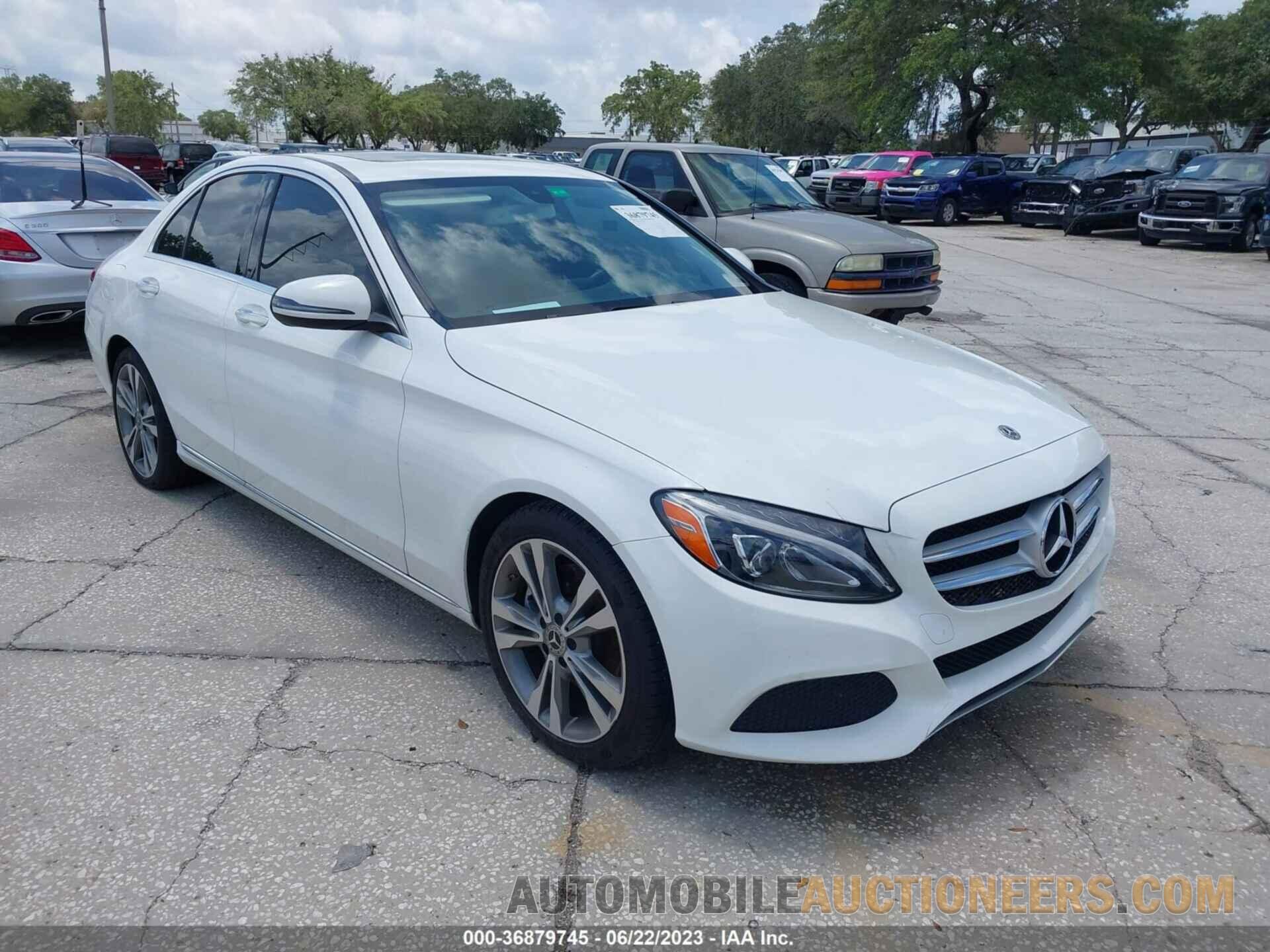 55SWF4JB9JU272595 MERCEDES-BENZ C-CLASS 2018