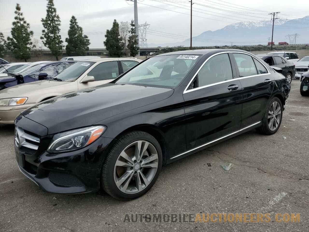 55SWF4JBXFU054012 MERCEDES-BENZ C-CLASS 2015