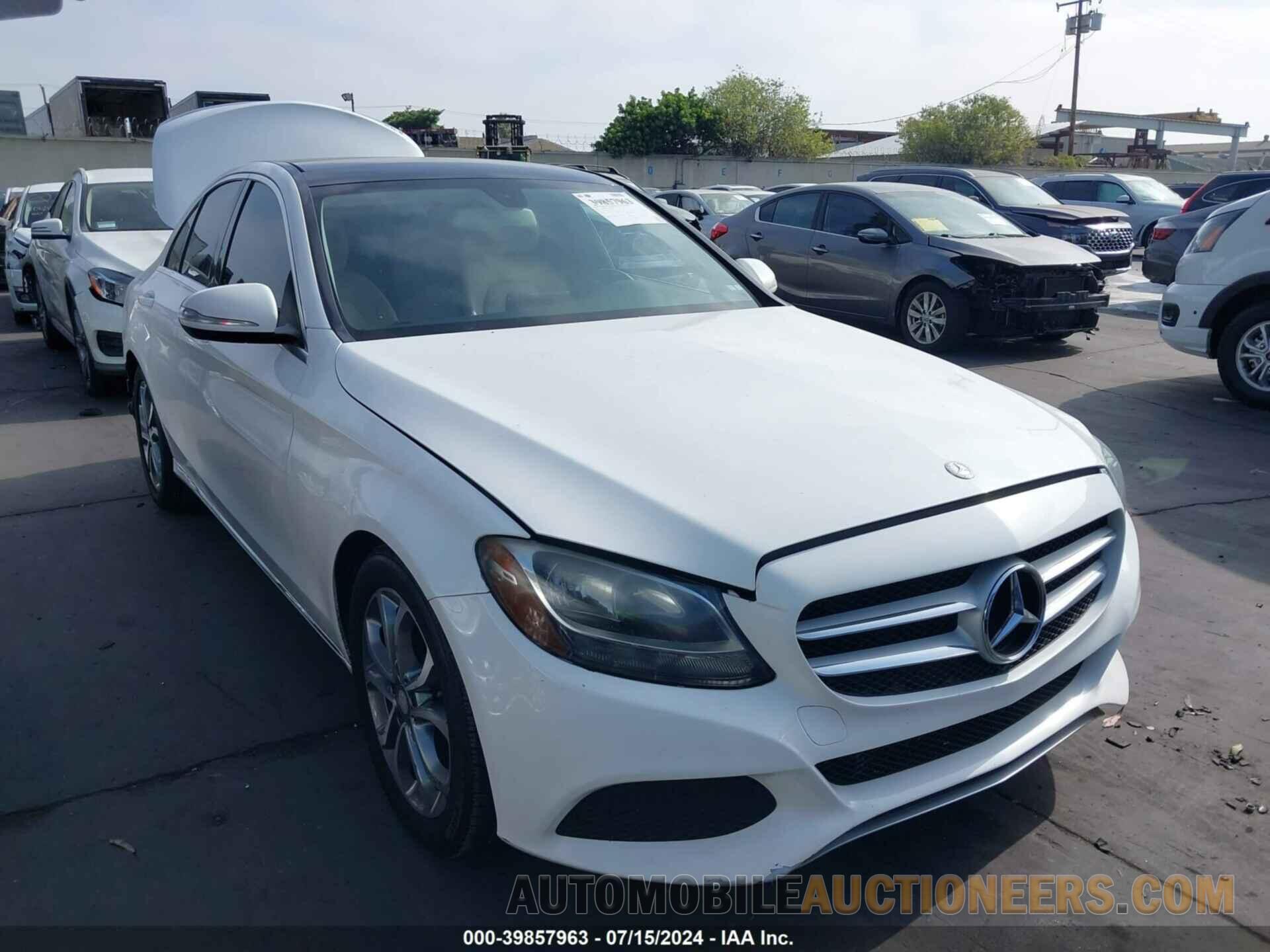 55SWF4JBXFU075457 MERCEDES-BENZ C 300 2015