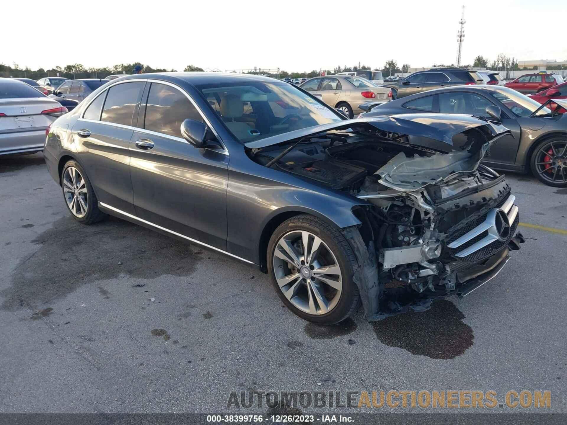 55SWF4JBXFU077497 MERCEDES-BENZ C 300 2015