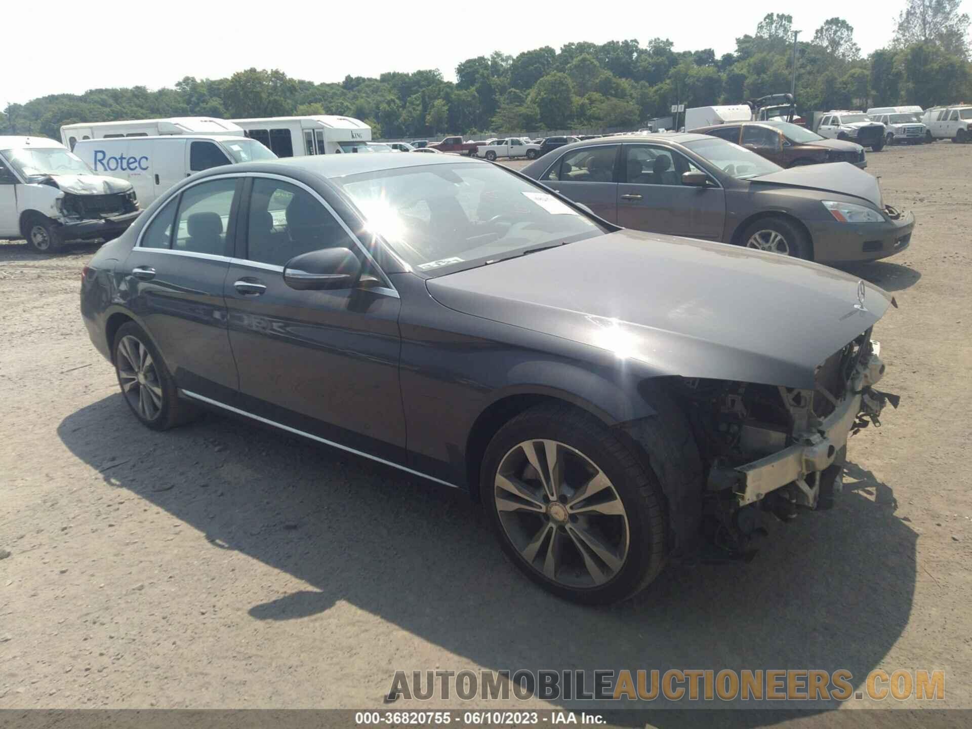 55SWF4JBXFU082943 MERCEDES-BENZ C-CLASS 2015