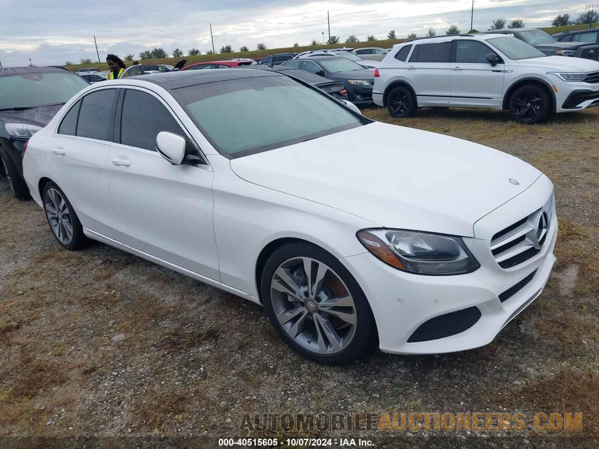 55SWF4JBXFU096275 MERCEDES-BENZ C 2015