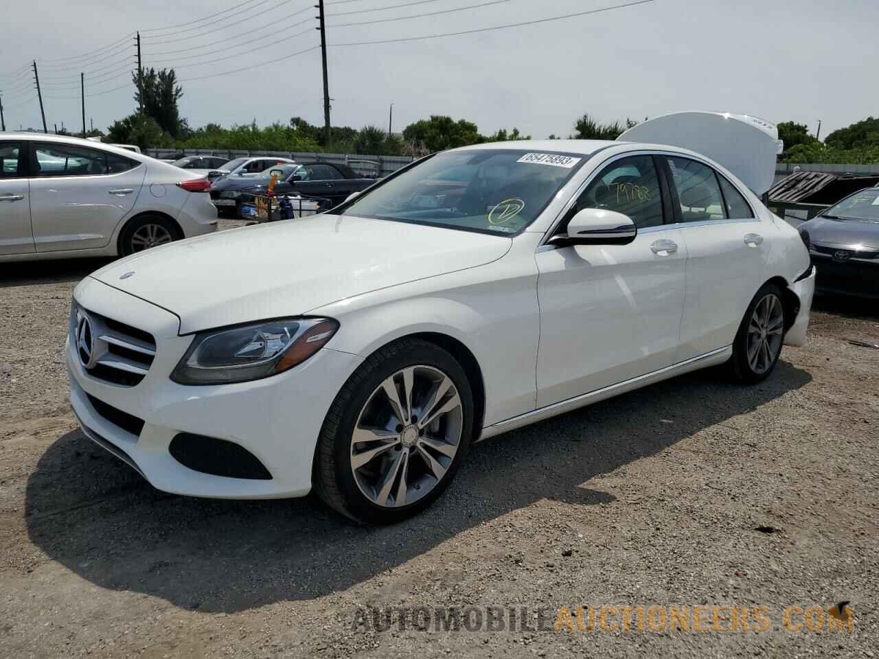 55SWF4JBXGU098089 MERCEDES-BENZ C-CLASS 2016