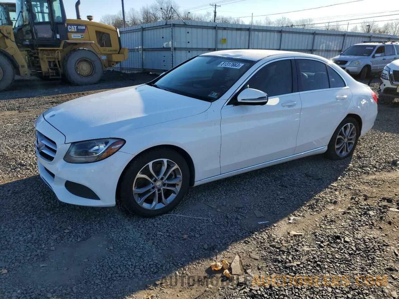 55SWF4JBXGU113092 MERCEDES-BENZ C-CLASS 2016