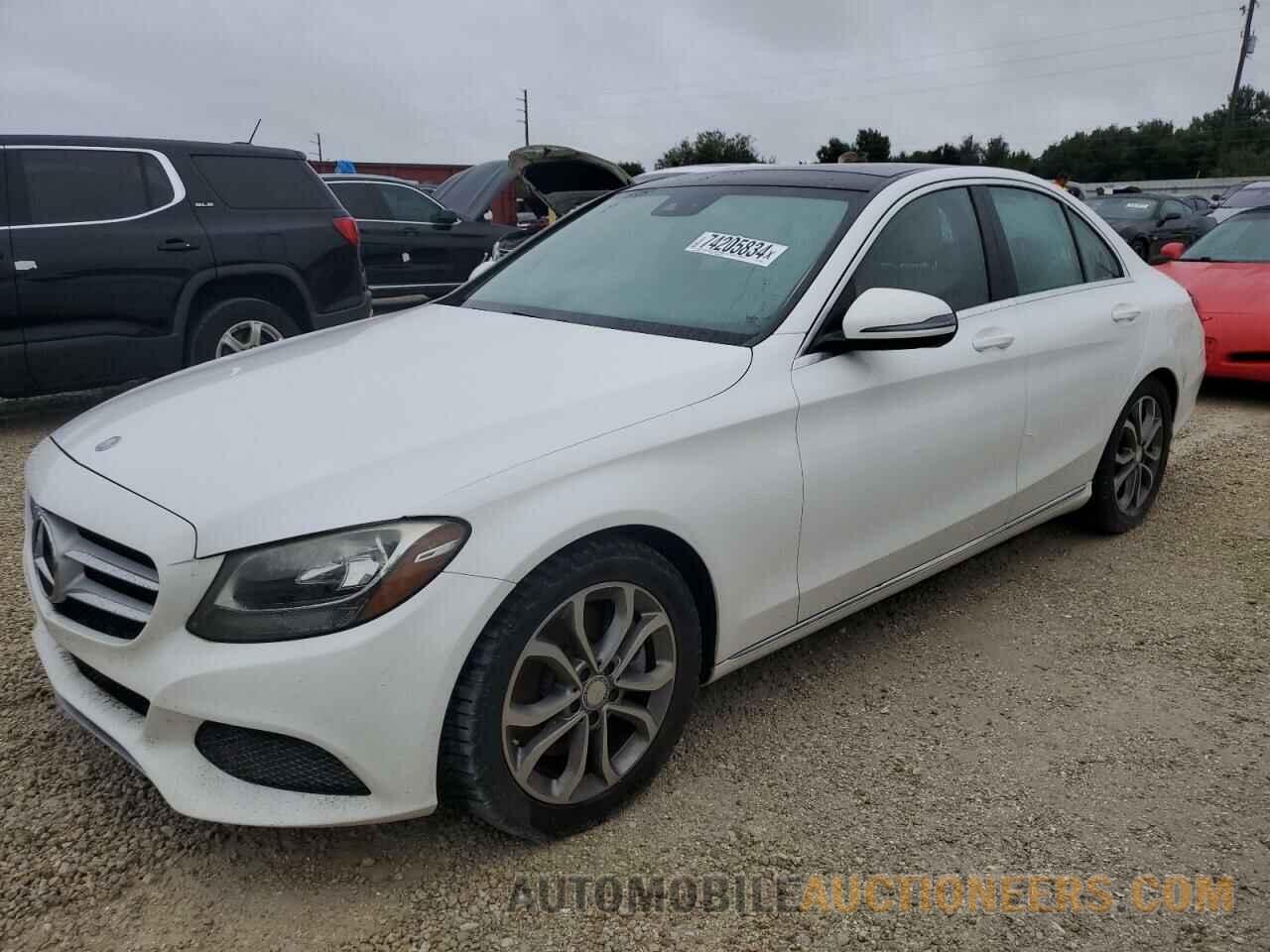 55SWF4JBXGU122035 MERCEDES-BENZ C-CLASS 2016