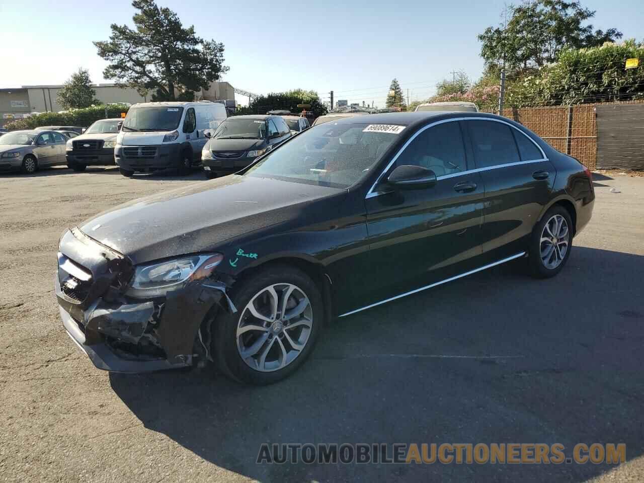 55SWF4JBXGU128837 MERCEDES-BENZ C-CLASS 2016