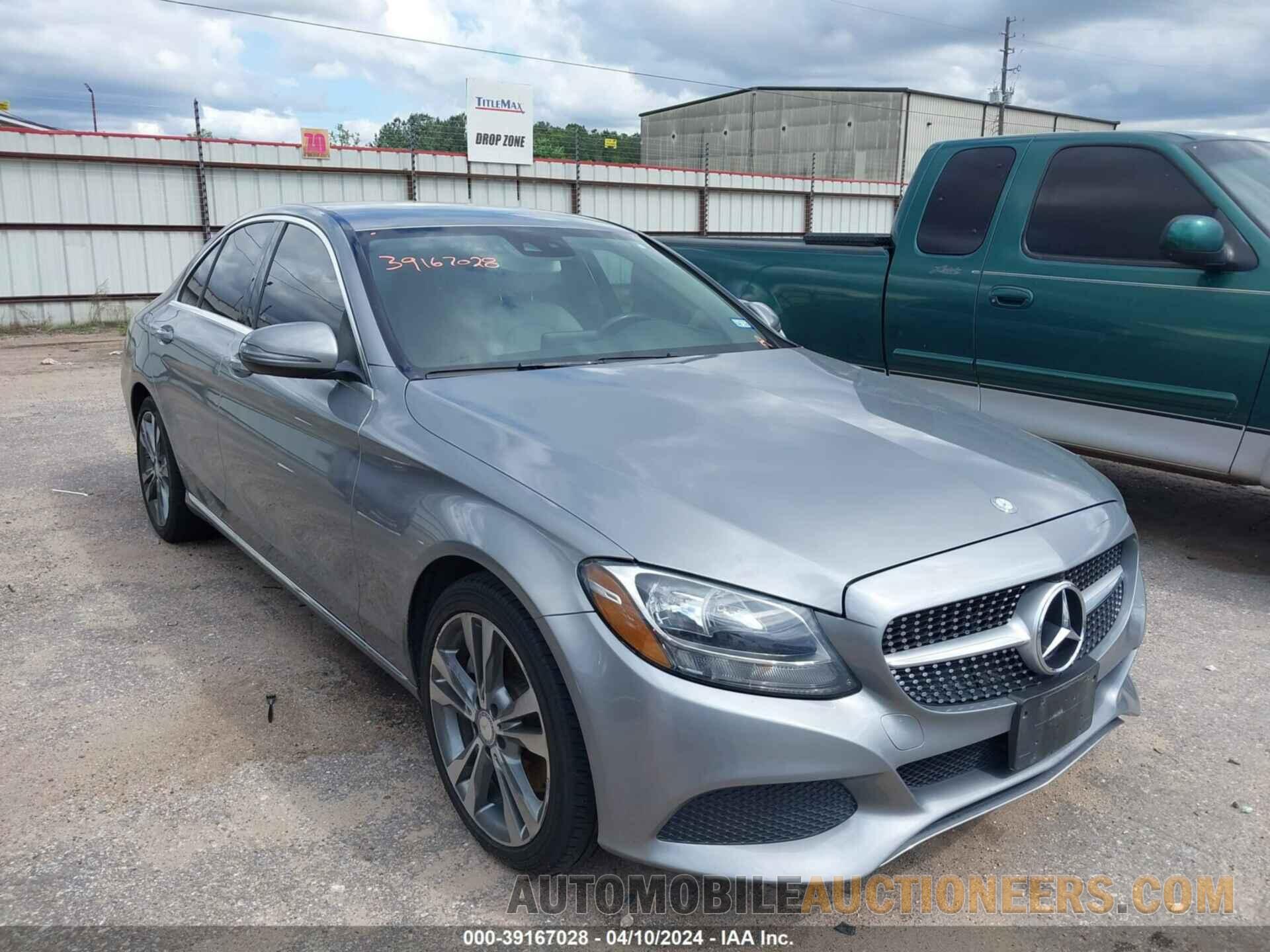 55SWF4JBXGU145587 MERCEDES-BENZ C-CLASS 2016