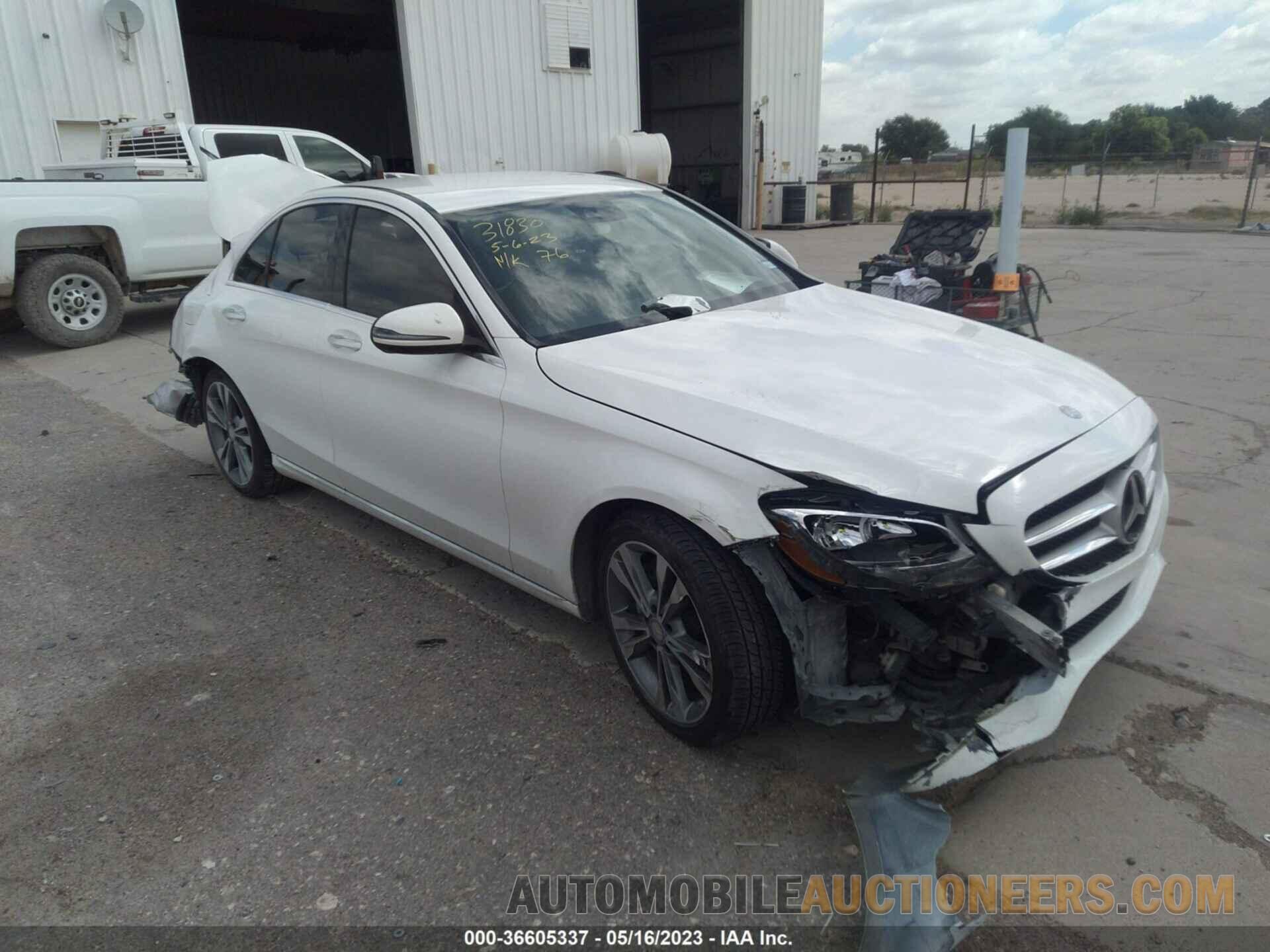 55SWF4JBXGU152751 MERCEDES-BENZ C-CLASS 2016