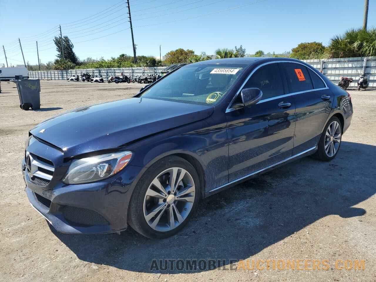 55SWF4JBXGU161689 MERCEDES-BENZ C-CLASS 2016