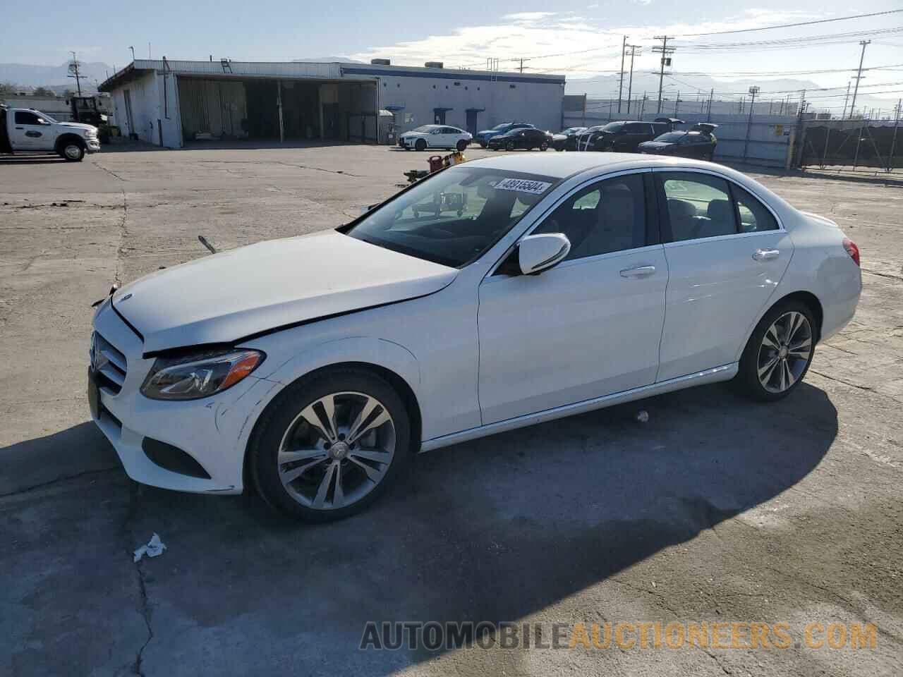 55SWF4JBXGU164267 MERCEDES-BENZ C-CLASS 2016