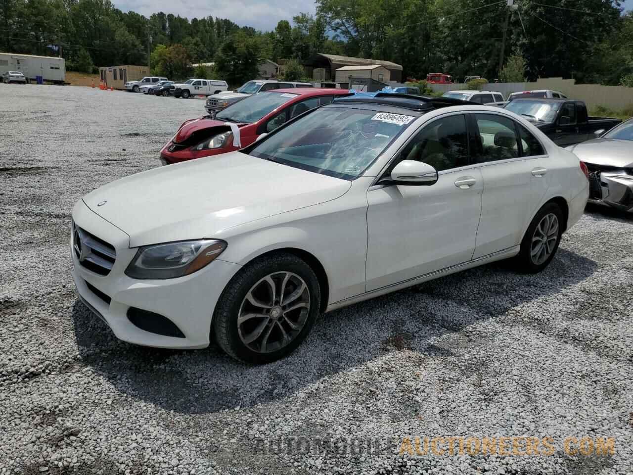 55SWF4KB0FU020885 MERCEDES-BENZ C-CLASS 2015