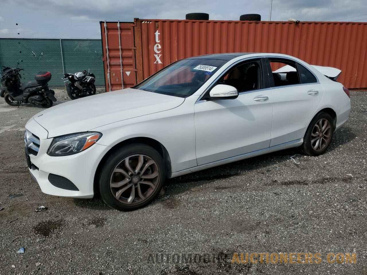 55SWF4KB0FU033989 MERCEDES-BENZ C-CLASS 2015