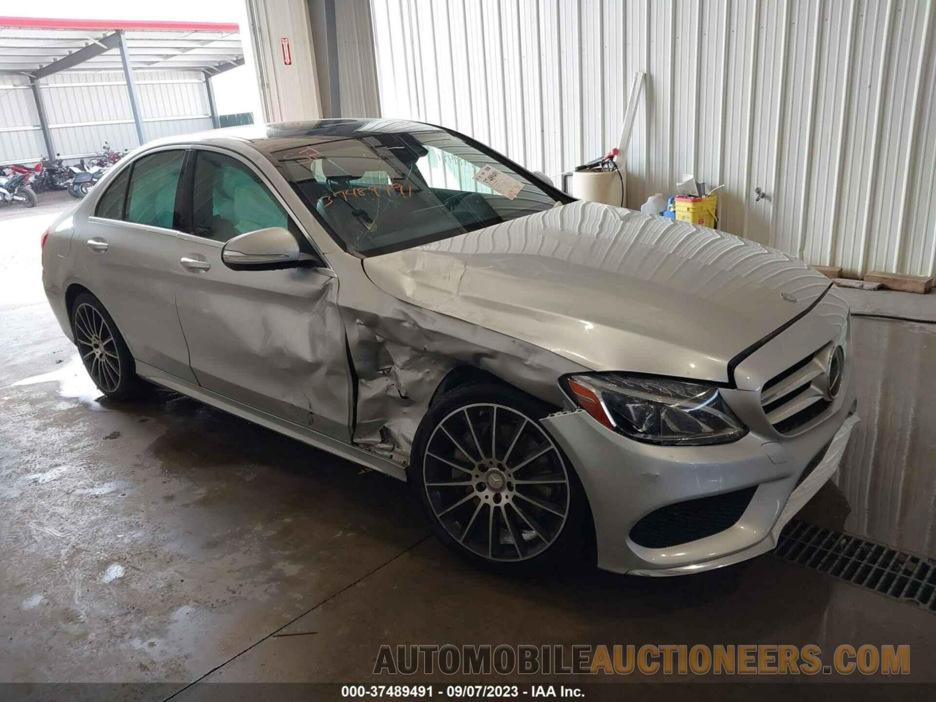 55SWF4KB0FU034821 MERCEDES-BENZ C-CLASS 2015