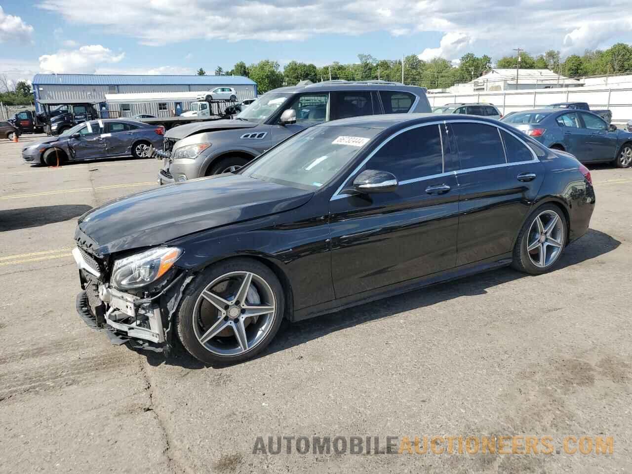 55SWF4KB0FU052784 MERCEDES-BENZ C-CLASS 2015