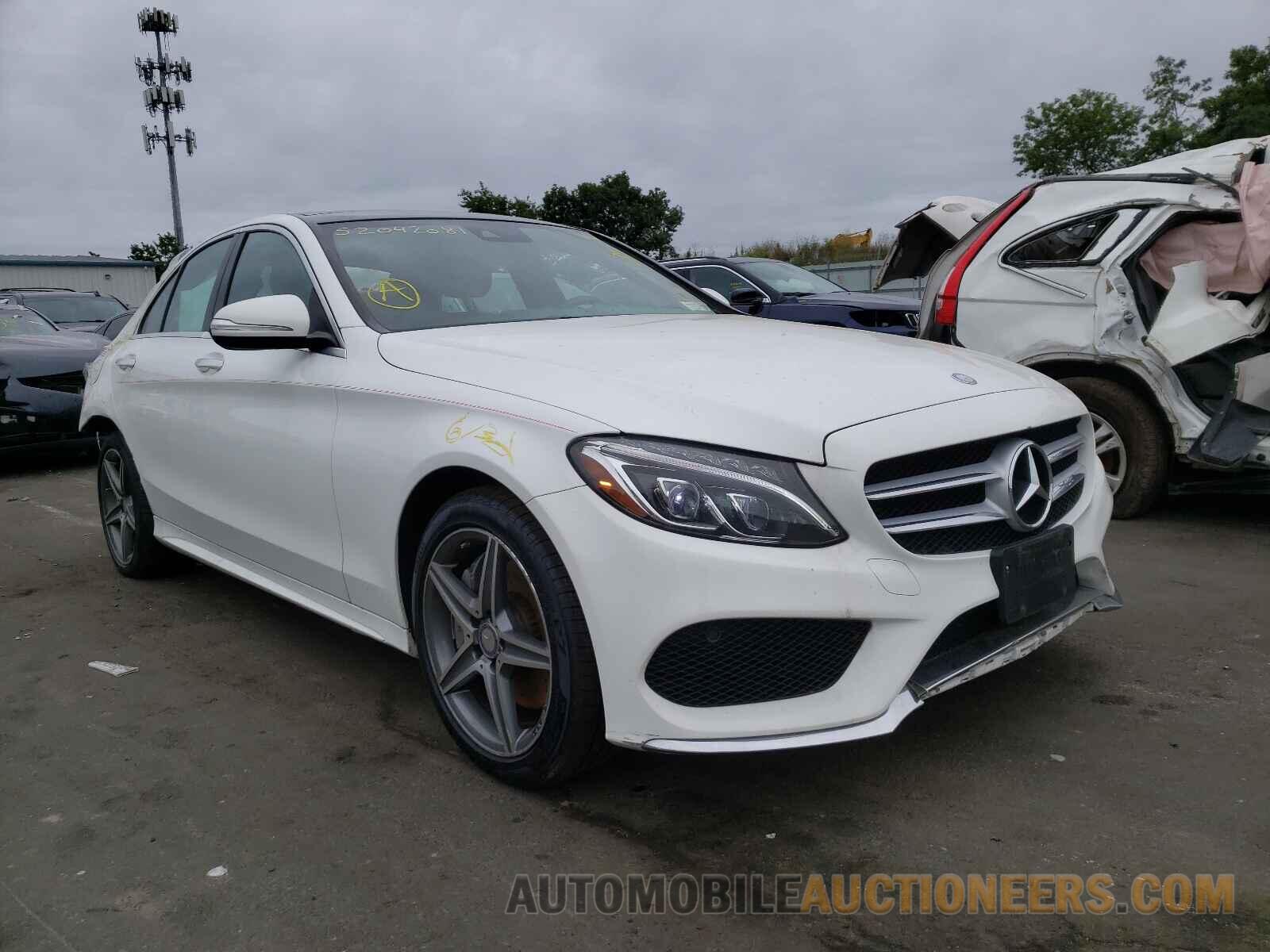 55SWF4KB0FU060237 MERCEDES-BENZ C-CLASS 2015