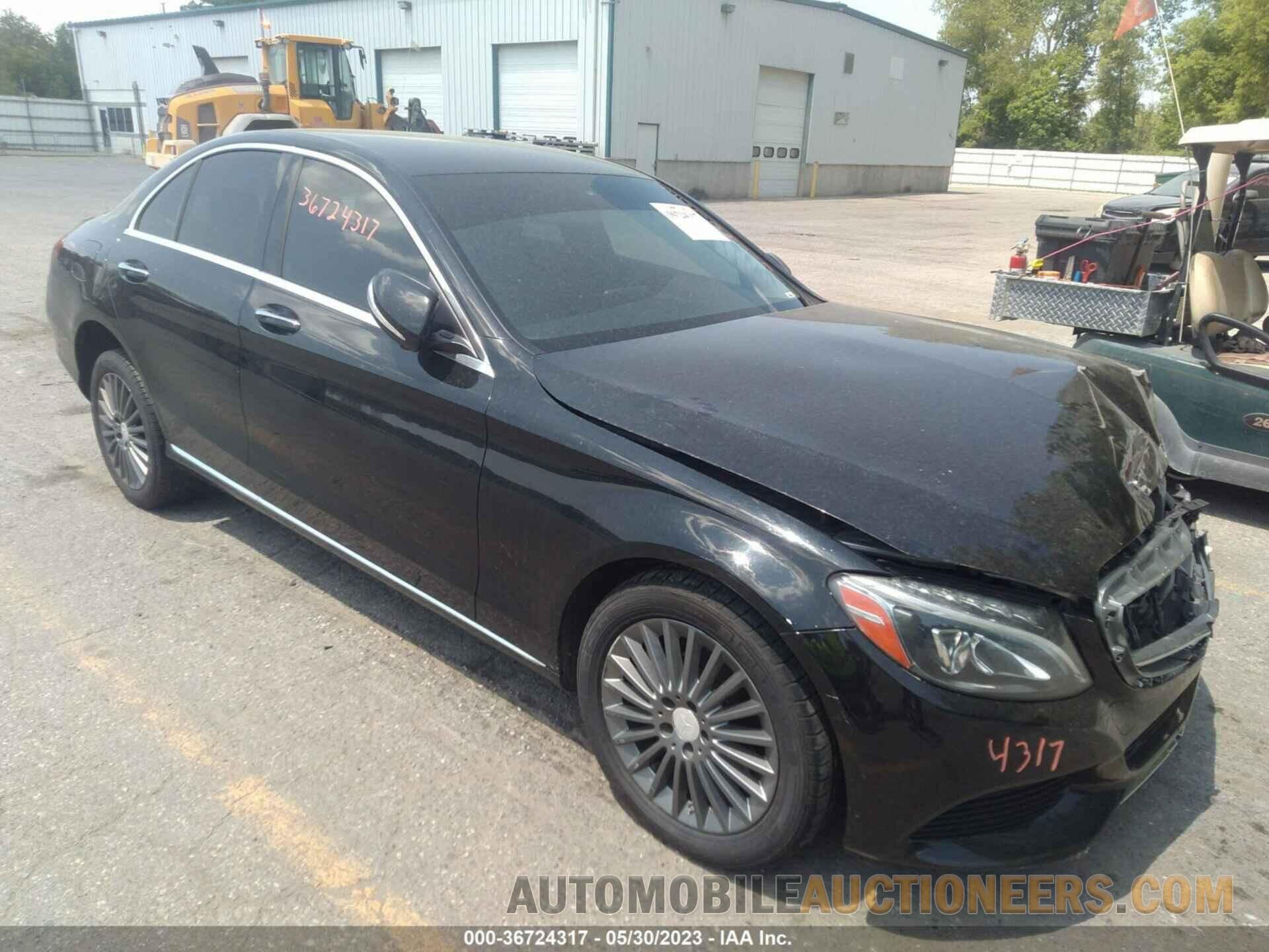 55SWF4KB0FU062456 MERCEDES-BENZ C-CLASS 2015