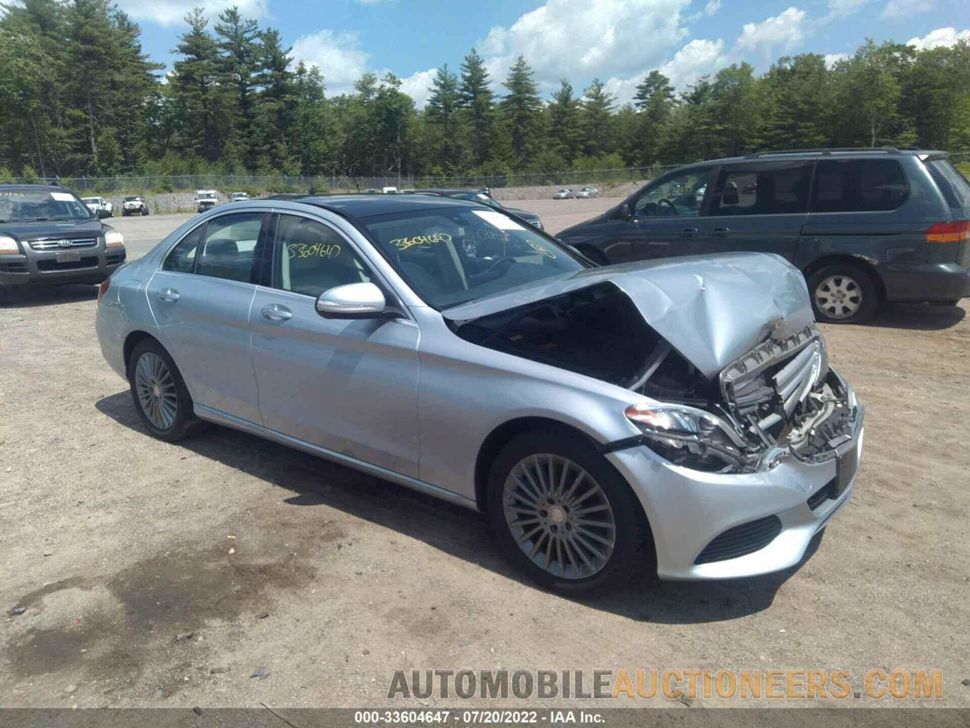 55SWF4KB0FU065194 MERCEDES-BENZ C-CLASS 2015