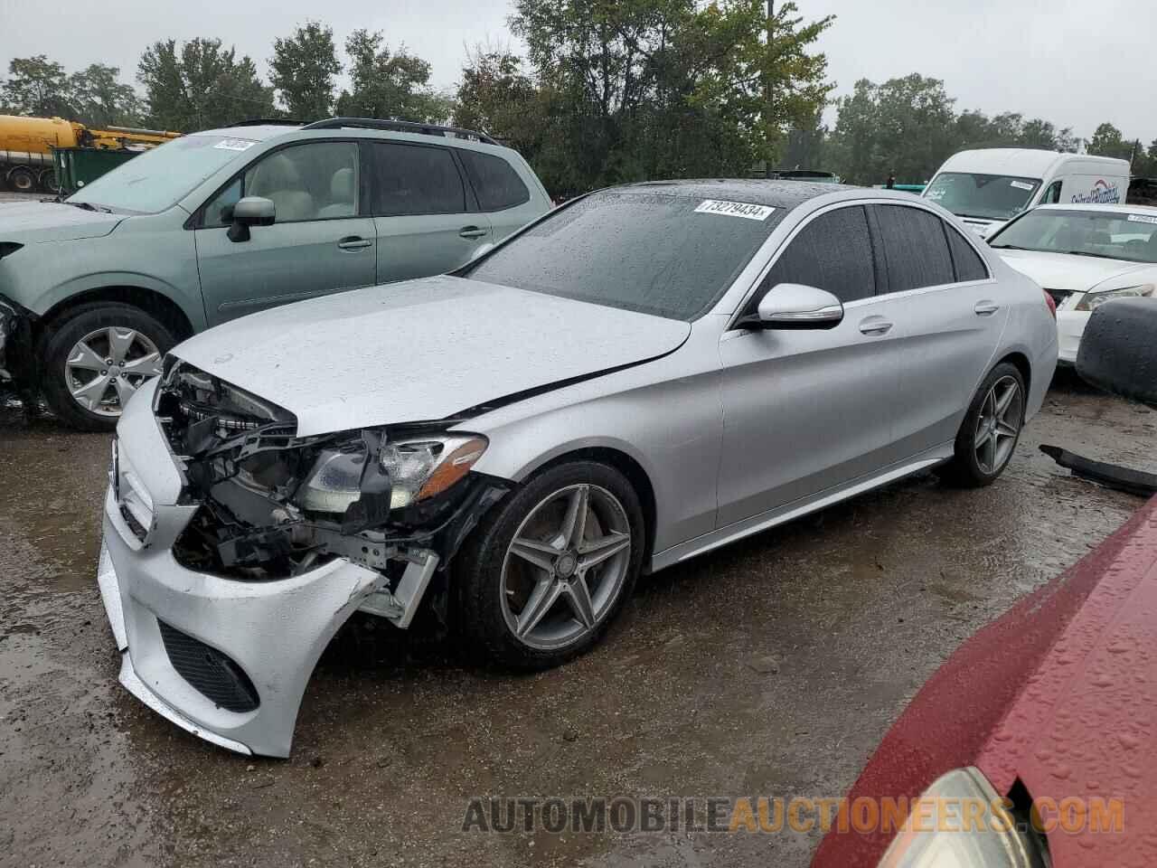 55SWF4KB0FU087518 MERCEDES-BENZ C-CLASS 2015