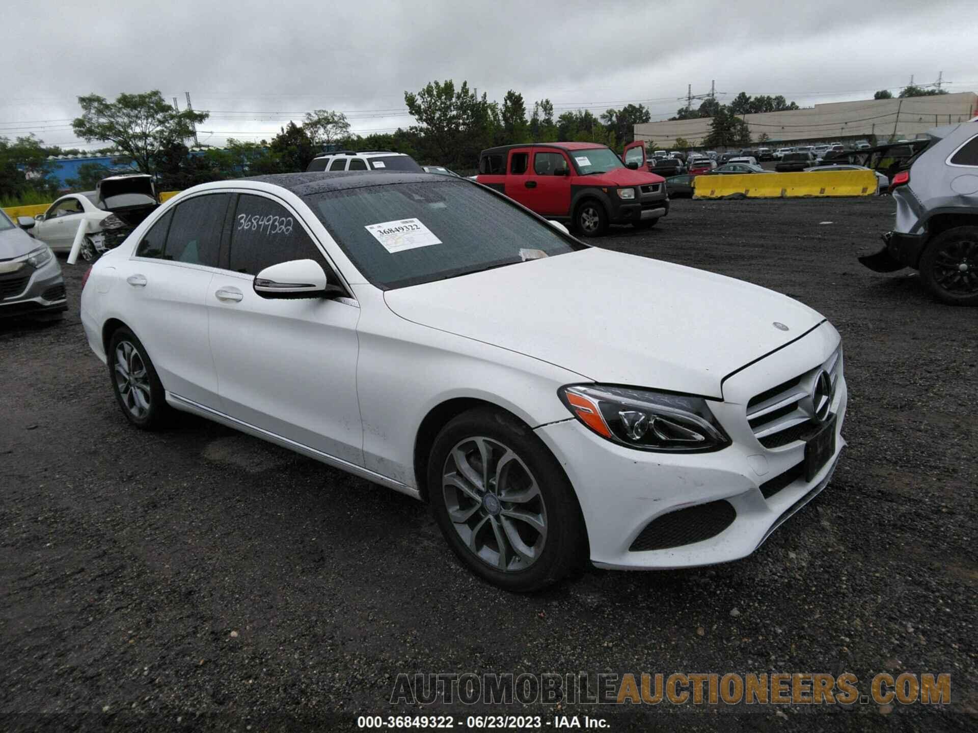 55SWF4KB0GU119014 MERCEDES-BENZ C-CLASS 2016